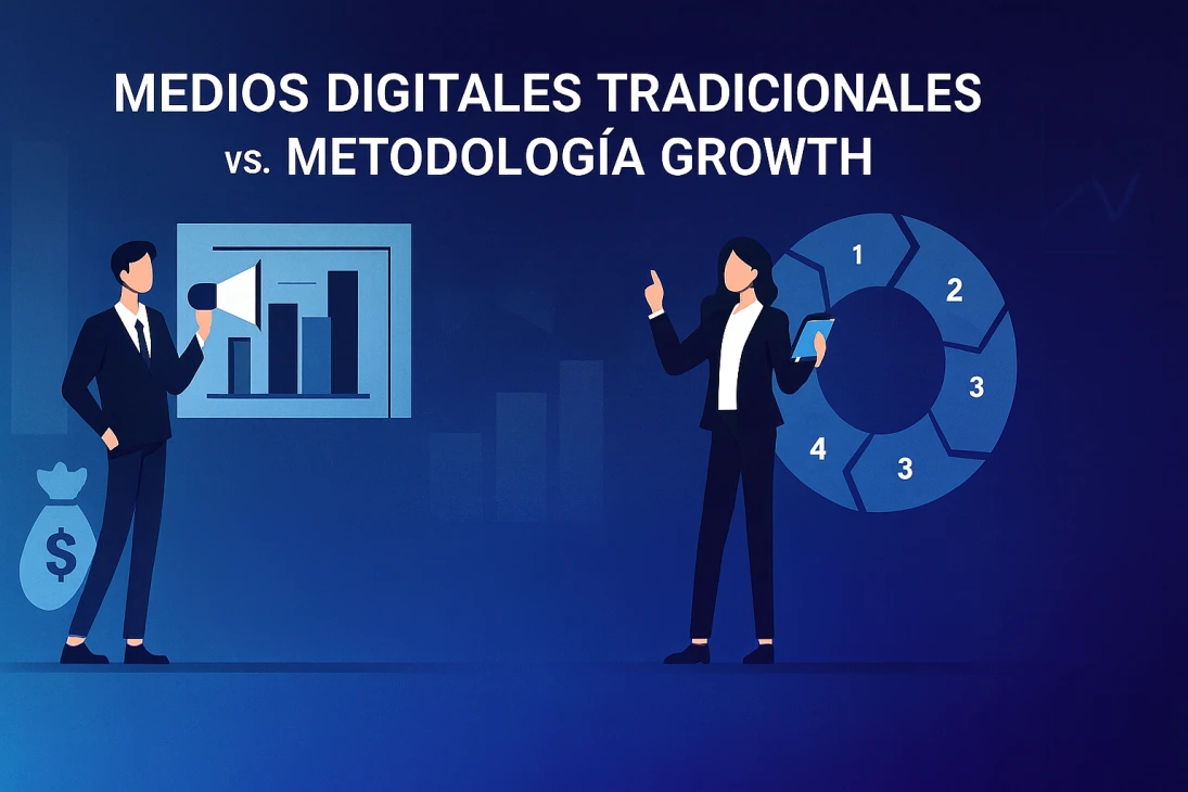 Diferencias entre medios digitales con o sin Growth